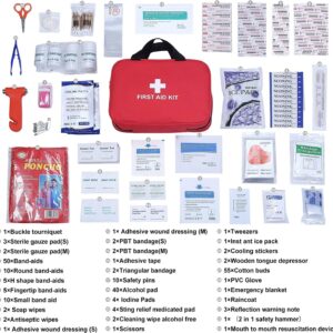 Botiquin Primeros Auxilios con 230 piezas